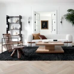 Leisure Taupe Velvet Throw Pillow With Down-Alternative Insert 23" -Home Store AlessoSnowFoldOutSleeperSofaJL21 1x1