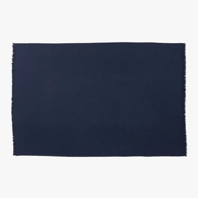 Alpaca Navy Throw Blanket 40"x60" 5 Alpaca Navy Throw Blanket 40"x60" - Image 3
