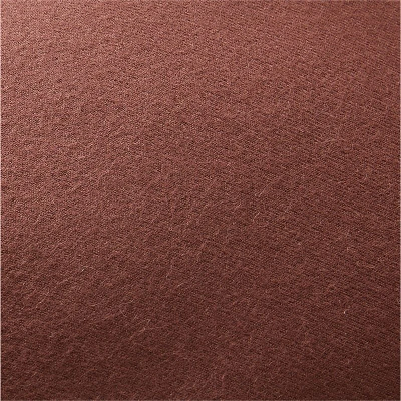Alpaca Rum Raisin Throw Pillow With Down-Alternative Insert 20'' 4 Alpaca Rum Raisin Throw Pillow With Down-Alternative Insert 20'' - Image 2