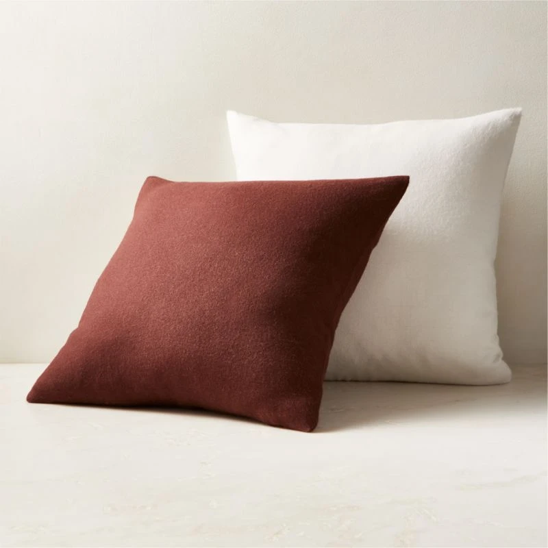 Alpaca Rum Raisin Throw Pillow With Down-Alternative Insert 20'' 5 Alpaca Rum Raisin Throw Pillow With Down-Alternative Insert 20'' - Image 3