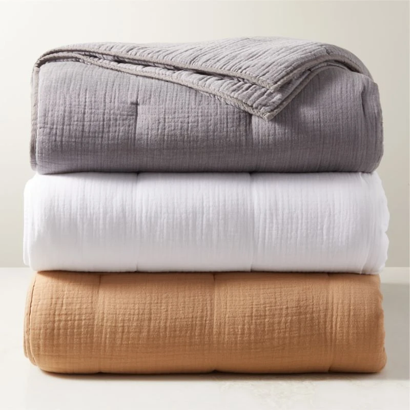 Alto Camel Organic Cotton Quilt And Shams 6 Alto Camel Organic Cotton Quilt And Shams - Image 4