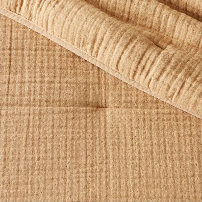 Alto Camel Organic Cotton Quilt And Shams 5 Alto Camel Organic Cotton Quilt And Shams - Image 3