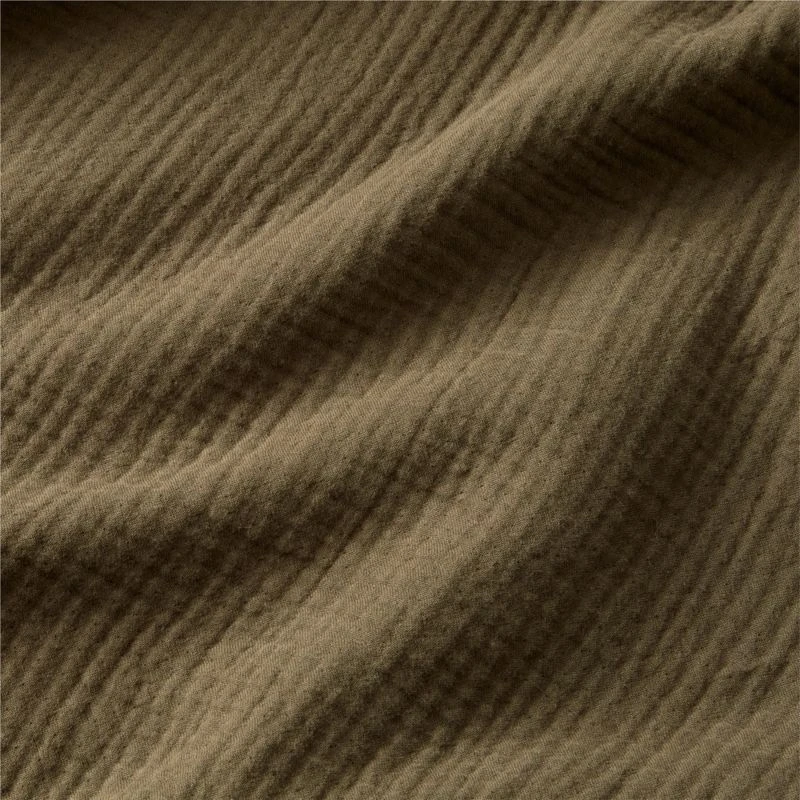 Alto Organic Cotton Dark Green Duvet Cover And Pillow Shams 4 Alto Organic Cotton Dark Green Duvet Cover And Pillow Shams - Image 2