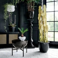 Renata White Porcelain Indoor Planter Small 17 Renata White Porcelain Indoor Planter Small -Home Store ArloHangingPlanterBCFB21 1x1