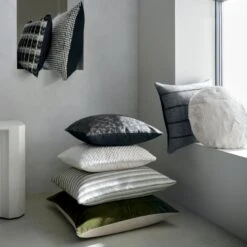 Keelie Ivory Grid Throw Pillow With Down-Alternative Insert 23" 7 Keelie Ivory Grid Throw Pillow With Down-Alternative Insert 23" -Home Store ArrowEmbroideredPillowFB21 1x1 2