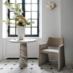 Torino Textured White Vase 25 Torino Textured White Vase -Home Store BabylonRoundSmallTableFCAG20 1x1