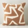 Barcelos Light Brown Throw Pillow With Down-Alternative Insert 23'' -Home Store BarcelosDnAltPillow20x20SHF23