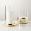Alta And Bassa Champagne Brass Hurricane Candle Holders 1 Alta And Bassa Champagne Brass Hurricane Candle Holders -Home Store BassaNAltaChmpHrrcnGrpAVFHF22