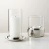 Alta And Bassa Stainless Steel Hurricane Candle Holders