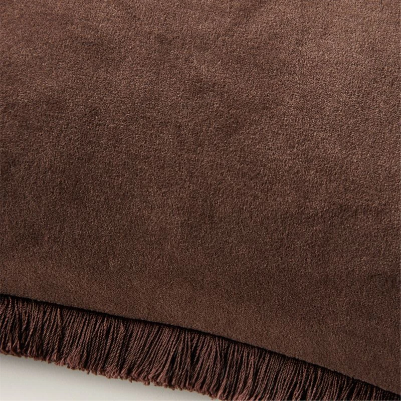 Bettie Chocolate Brown Throw Pillow With Down-Alternative Insert 23" 5 Bettie Chocolate Brown Throw Pillow With Down-Alternative Insert 23" - Image 3