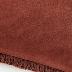 Bettie Dark Rust Red Throw Pillow With Down-Alternative Insert 23" 8 Bettie Dark Rust Red Throw Pillow With Down-Alternative Insert 23" -Home Store BettieDkRstPillow23X23inAVSSF22