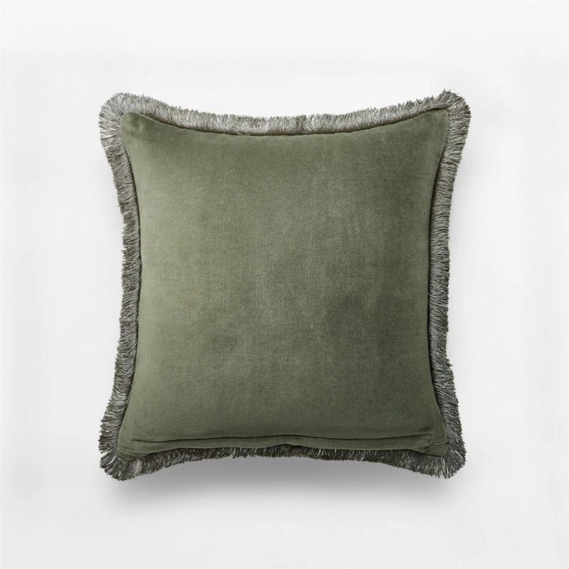 Bettie Forest Green Throw Pillow With Down-Alternative Insert 16" 4 Bettie Forest Green Throw Pillow With Down-Alternative Insert 16" - Image 2