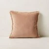Bettie Light Brown Throw Pillow With Down-Alternative Insert 16'' -Home Store BettieLtCamelPillow16inSHS23