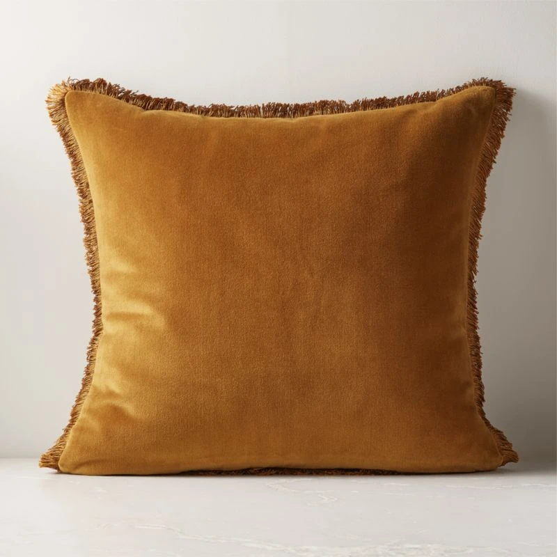 Bettie Tapenade Yellow Throw Pillow With Down-Alternative Insert 23" 3 Bettie Tapenade Yellow Throw Pillow With Down-Alternative Insert 23"