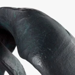 Black Aluminum Ribbon Table Sculpture 13 Black Aluminum Ribbon Table Sculpture -Home Store BlackRibbonSculptureAVS20