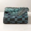 Bode Blue And Green Plaid Throw Blanket -Home Store BodePlaidThrowSHF23