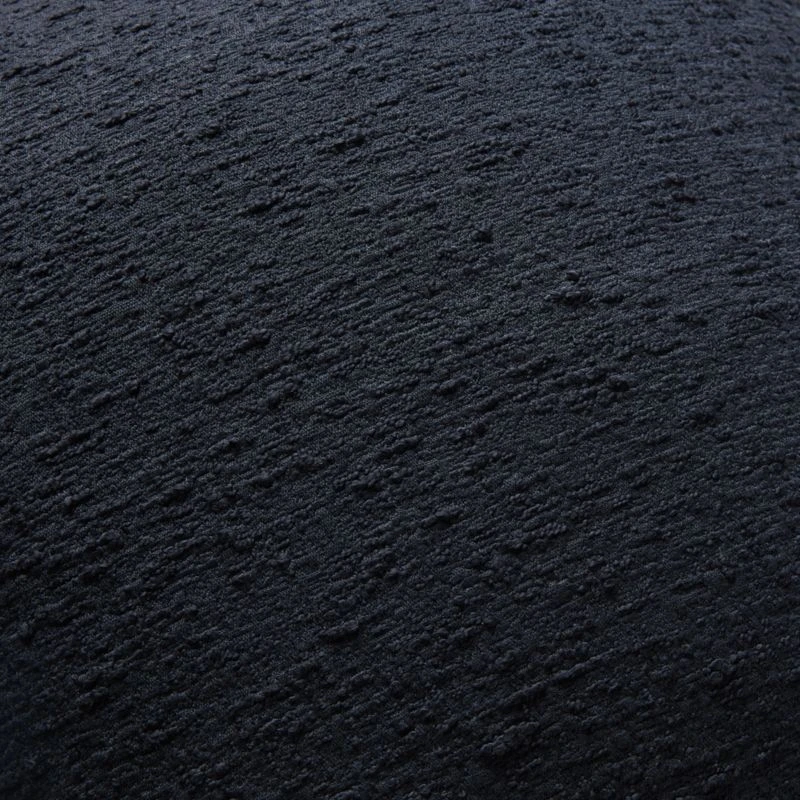 Black Boucle Throw Pillow With Down-Alternative Insert 18'' 4 Black Boucle Throw Pillow With Down-Alternative Insert 18'' - Image 2