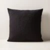 Black Boucle Throw Pillow With Down-Alternative Insert 18'' 2 Black Boucle Throw Pillow With Down-Alternative Insert 18'' -Home Store BoucleBkDnAltPillow18x18SHF23