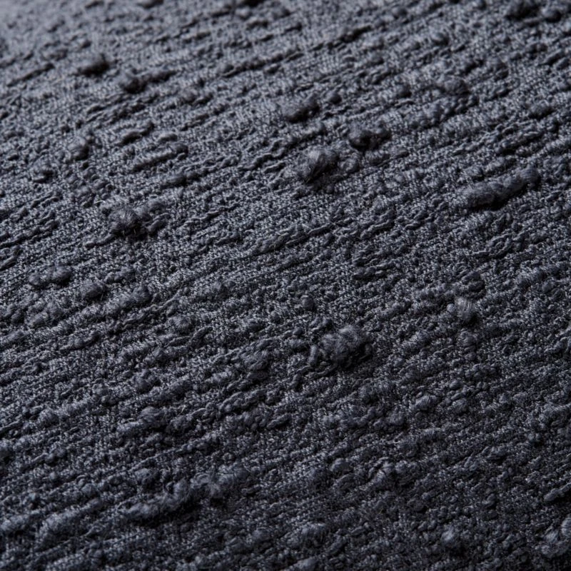 36"x16" Black Boucle Throw Pillow 4 36"x16" Black Boucle Throw Pillow - Image 2