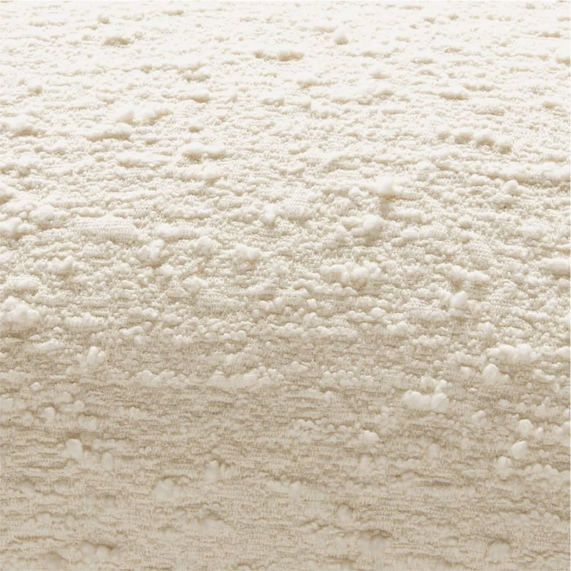 36"x16" Ivory Boucle Throw Pillow 4 36"x16" Ivory Boucle Throw Pillow - Image 2