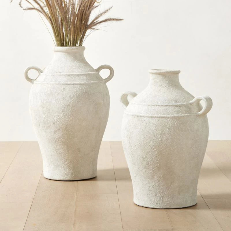 Brise White Jug Vase Tall 4 Brise White Jug Vase Tall - Image 2