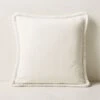 Brye White Velvet Throw Pillow With Down-Alternative Insert 20'' 2 Brye White Velvet Throw Pillow With Down-Alternative Insert 20'' -Home Store BryeIvoryVlvtPillow20inSHS23