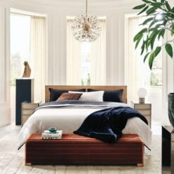 Border EUROPEAN FLAX™-Certified Linen White And Black Duvet Cover And Shams -Home Store CB2FA22 04A Hero 1