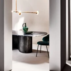 Reve Oval Fluted Green Marble Bowl 20 Reve Oval Fluted Green Marble Bowl -Home Store CB2FA22 EDT TEMPTED 46