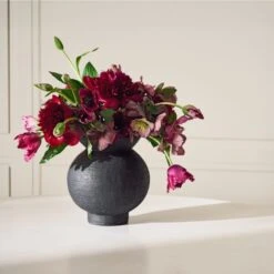 Victoria Black Terracotta Vase 17 Victoria Black Terracotta Vase -Home Store CB2FA23 14B Det 224
