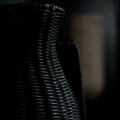 Luana Woven Black Vase Small -Home Store CB2FA23 BID 12 Det 2324