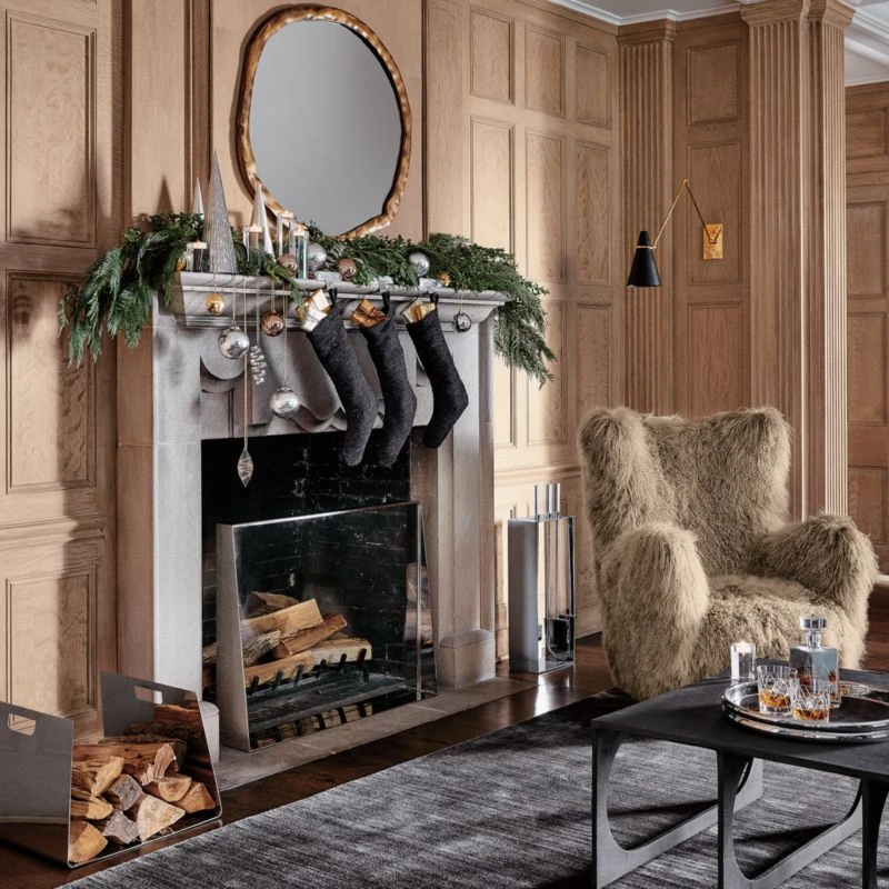 Maddox Polished Stainless Steel And Acrylic Fireplace Tools Set Of 3 7 Maddox Polished Stainless Steel And Acrylic Fireplace Tools Set Of 3 - Image 5