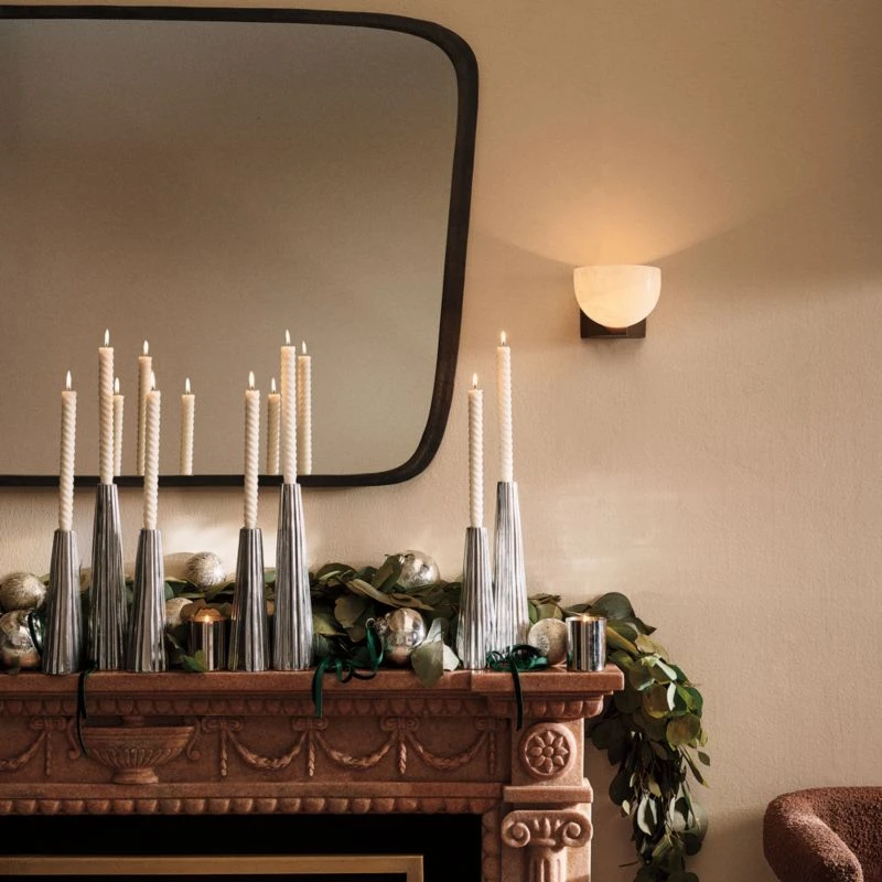 Filla Polished Cast Aluminum Taper Candle Holder Small 8 Filla Polished Cast Aluminum Taper Candle Holder Small - Image 6