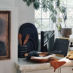 Emmett Natural Teak Decorative Bowl Small 9 Emmett Natural Teak Decorative Bowl Small -Home Store CB2HOL22 20A Hero