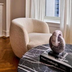 Don't Get It Twisted Marble Decorative Object 13 Don't Get It Twisted Marble Decorative Object -Home Store CB2PH23 CHAIRS 056 DETAIL