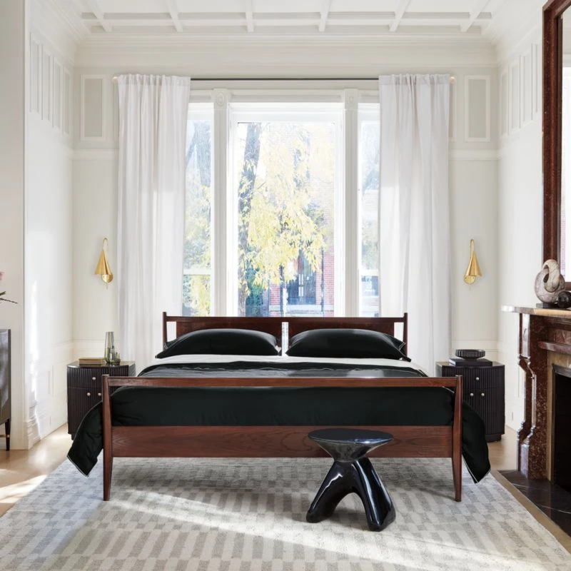 EUROPEAN FLAX™-Certified Linen Black Full/Queen Bedding Set 4 EUROPEAN FLAX™-Certified Linen Black Full/Queen Bedding Set - Image 2