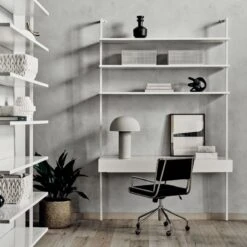 Conway Rectangular White Cotton Storage Basket Small -Home Store CB2SP22 48C hero