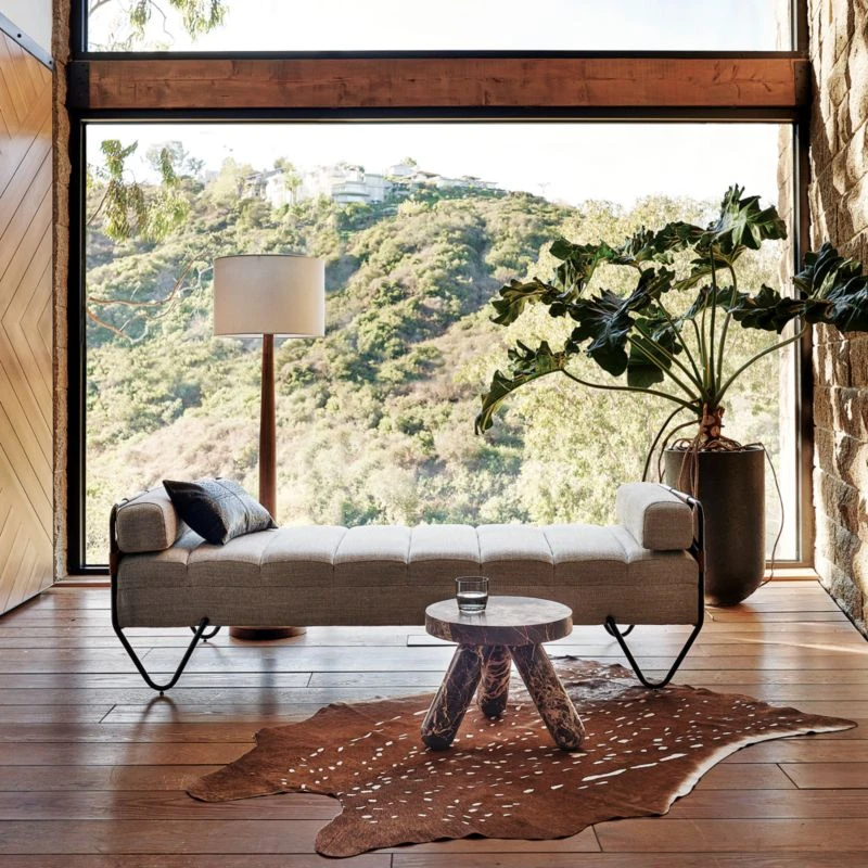 Rue Black Leather Throw Pillow With Down-Alternative Insert 18"x12" 7 Rue Black Leather Throw Pillow With Down-Alternative Insert 18"x12" - Image 5