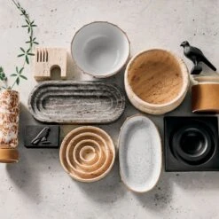 Descanso Stoneware Tray 11 Descanso Stoneware Tray -Home Store CB2SP22 LF PR 07A 054 hero