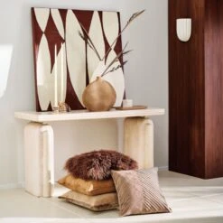 Doux Camel Brown Throw Pillow With Down-Alternative Insert 23'' 9 Doux Camel Brown Throw Pillow With Down-Alternative Insert 23'' -Home Store CB2SP23 PR 04A 030 hero 1