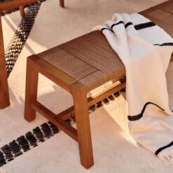 Huxley Black And White Striped Wool Throw Blanket 15 Huxley Black And White Striped Wool Throw Blanket -Home Store CB2SU23 RC 05A Det 178