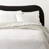 Ciebon Organic Cotton Warm White Duvet Cover And Pillow Shams 1 Ciebon Organic Cotton Warm White Duvet Cover And Pillow Shams -Home Store CiebonOrgCtnWhtFQDuvetCvrSHF23