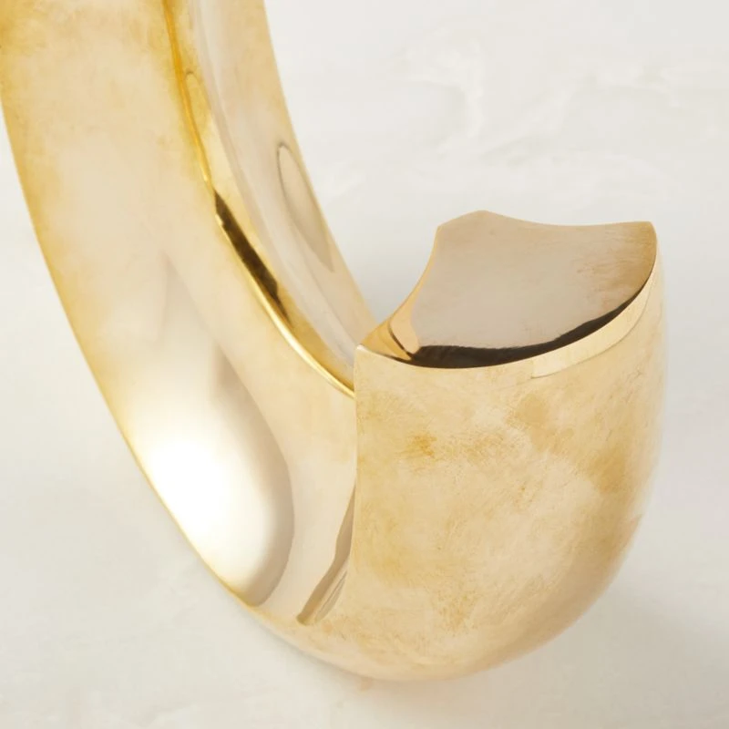 Clef Brass Sculpture Bookend 5 Clef Brass Sculpture Bookend - Image 3