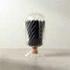 Small Glass Cloche With Black Matches -Home Store ClocheWBlackMatchesSmallHSHF22
