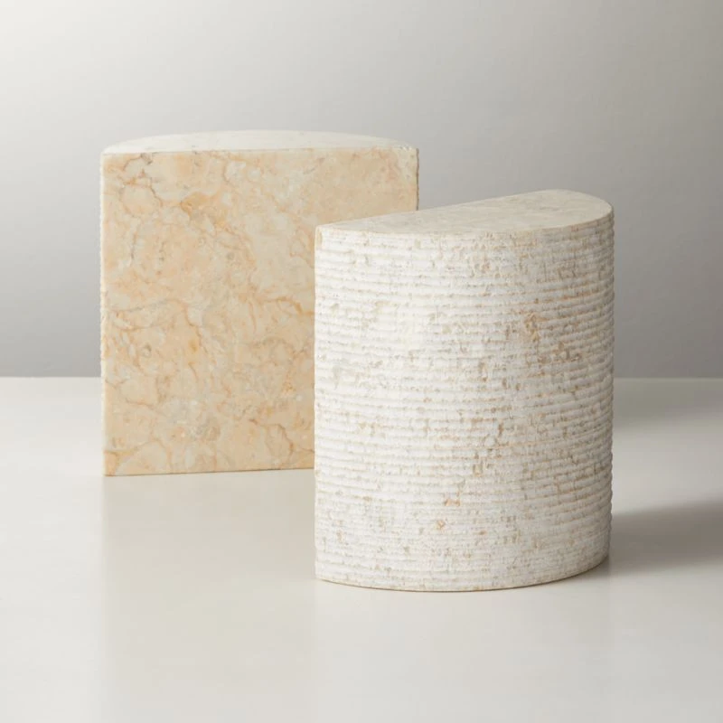 Column Marble Bookends Set Of 2 3 Column Marble Bookends Set Of 2