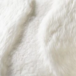 Connect White Sheepskin Fur Throw Pillow With Feather-Down Insert 20" 9 Connect White Sheepskin Fur Throw Pillow With Feather-Down Insert 20" -Home Store ConnectShpsknPllw20x20AV2SSS22