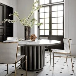 Tali Polished Onyx Object -Home Store CypherWhiteMarbleDiningAG20 1x1