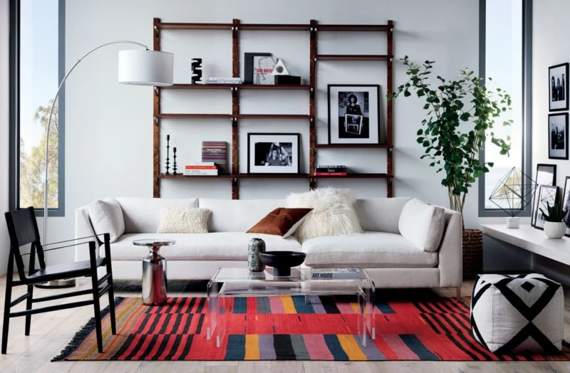 Toodle White Wool Throw Pillow With Down-Alternative Insert 18"x12" 5 Toodle White Wool Throw Pillow With Down-Alternative Insert 18"x12" - Image 3