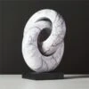 Don't Get It Twisted Marble Decorative Object 2 Don't Get It Twisted Marble Decorative Object -Home Store DontGetItTwistedMblObjSHF21