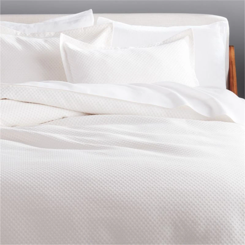 Dottie Neutral Matelasse Shams 3 Dottie Neutral Matelasse Shams