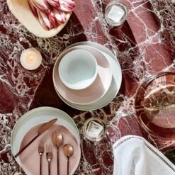 Bangle Dirty Rose Glass Decorative Bowl 18 Bangle Dirty Rose Glass Decorative Bowl -Home Store DriftReactiveDinnerwareAG21 1x1